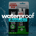 Brown Silicone Sealant, Waterproof & Flexible Sealant and Adhesive - 280ml