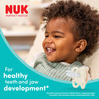 NUK Perfect Match Baby Bottle | 3+ Months | 260ml | Anti Colic Feeding Bottle | PP | Temperature Control Indicator | Hippo | 3 Count