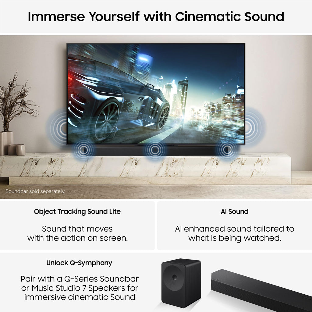 Samsung Smart TV 55-Inch U7020H Crystal UHD 4K TV, HDR10+, Motion Xcelerator, Dynamic Sound Pack, Gaming Hub, Knox Security, Vision AI Companion [2026]