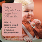 Tommee Tippee Ultimate Fit Orthodontic Dummy 6-18m Silicone Pack of 4