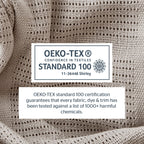 Silentnight Safe Nights Baby Blanket - Pack of 2 Soft 100% Cotton Cellular Baby Blanket for Newborn Ideal for Cot, Crib, Moses Basket and Pram - Baby Essentials - 2 Pack - Grey