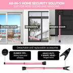 AceMining Door Security Bar, Patio Door Lock, 20-50 in