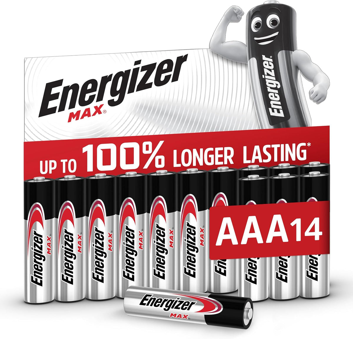 Energizer Max - AAA Batteries (14 Pack) Long Lasting Alkaline Power