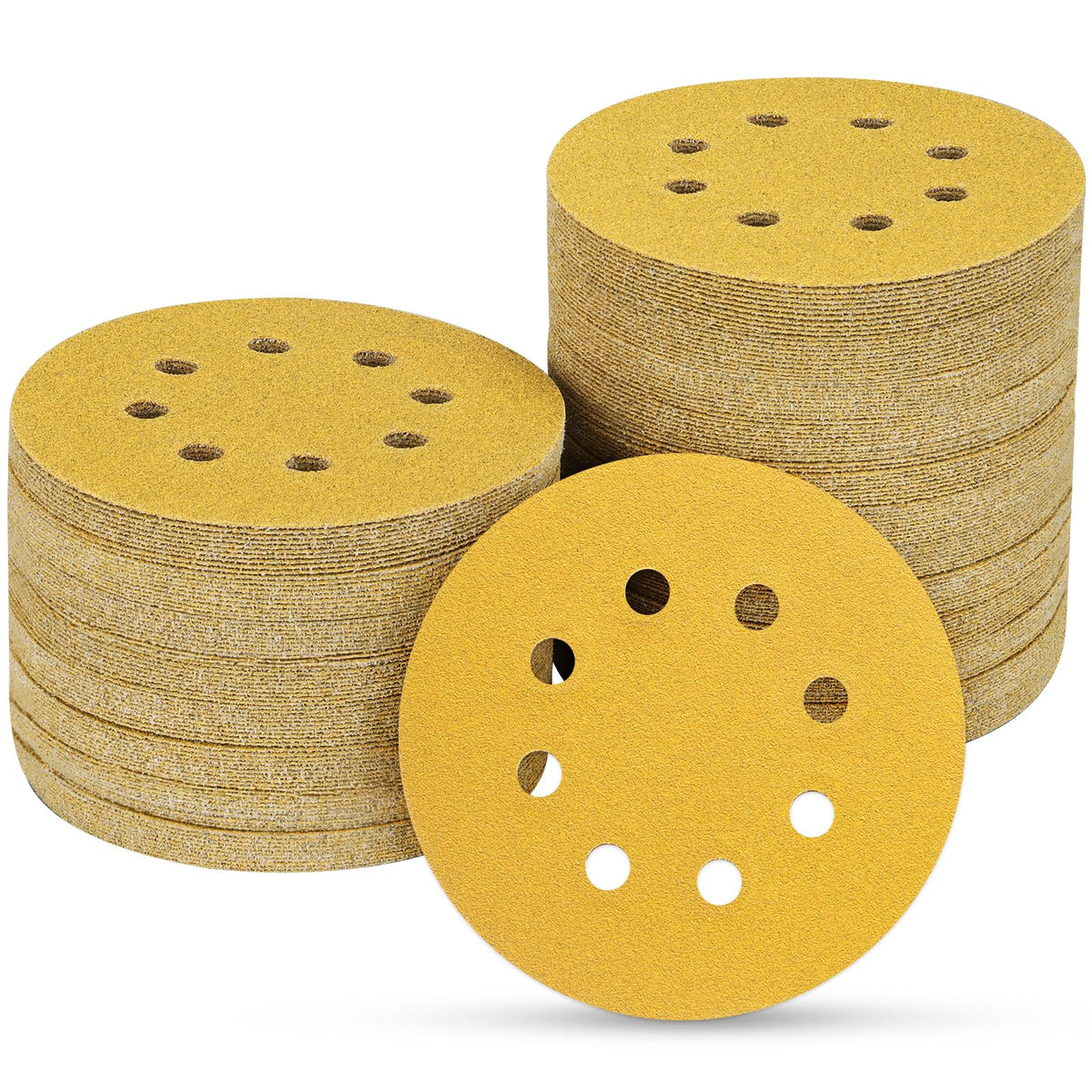 165 PCS 5 Inch Sanding Discs Random Orbital Sander Sandpaper