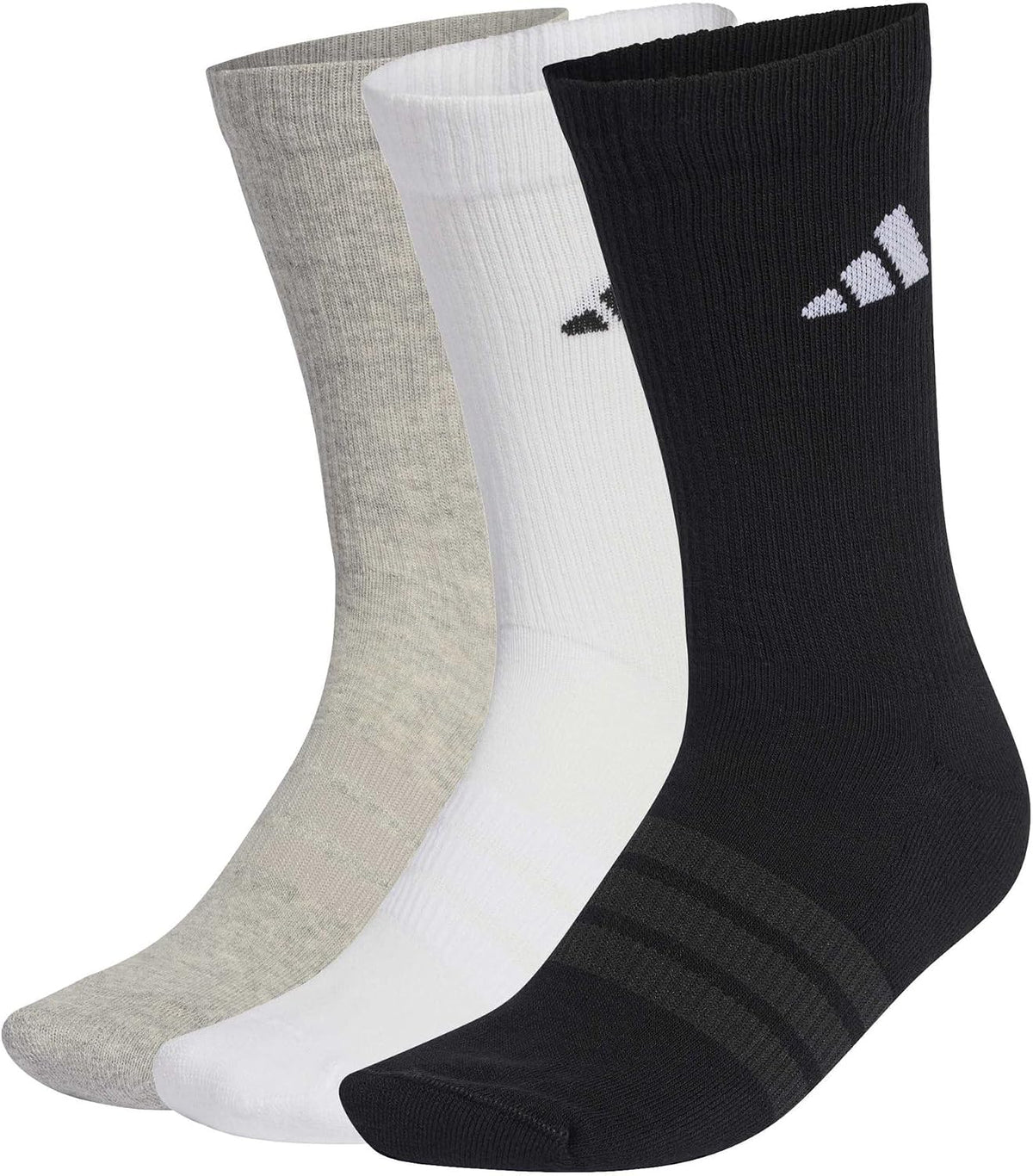 adidas Unisex Cushioned Sportswear Crew Socks 3 Pair Pack Socks