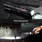 Blukar LED Torch Rechargeable, 2000L Super Bright Flashlight with 5 Modes