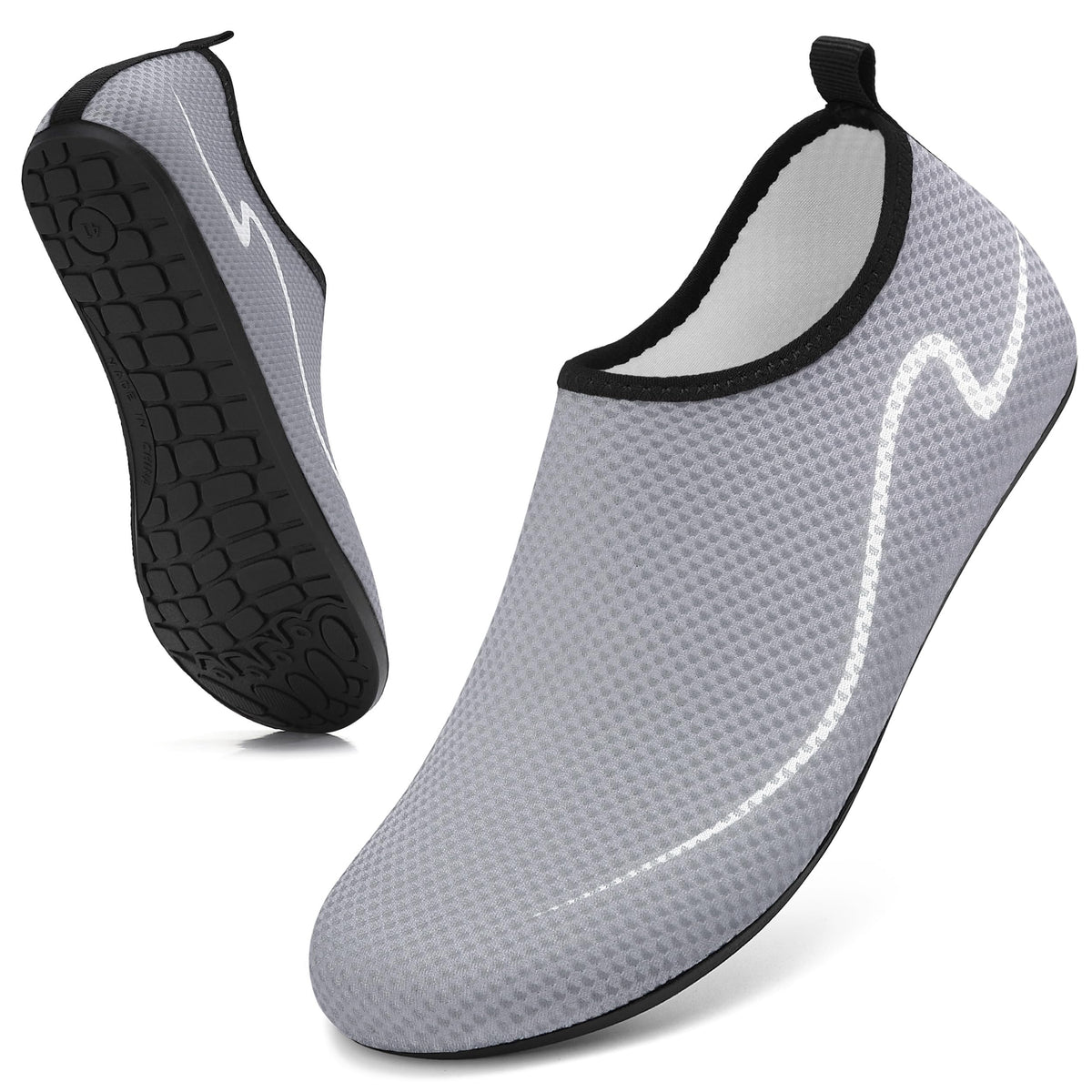 Water Shoes for Women Men Quick-Dry Beach Swim Socks with Non-Slip Sole