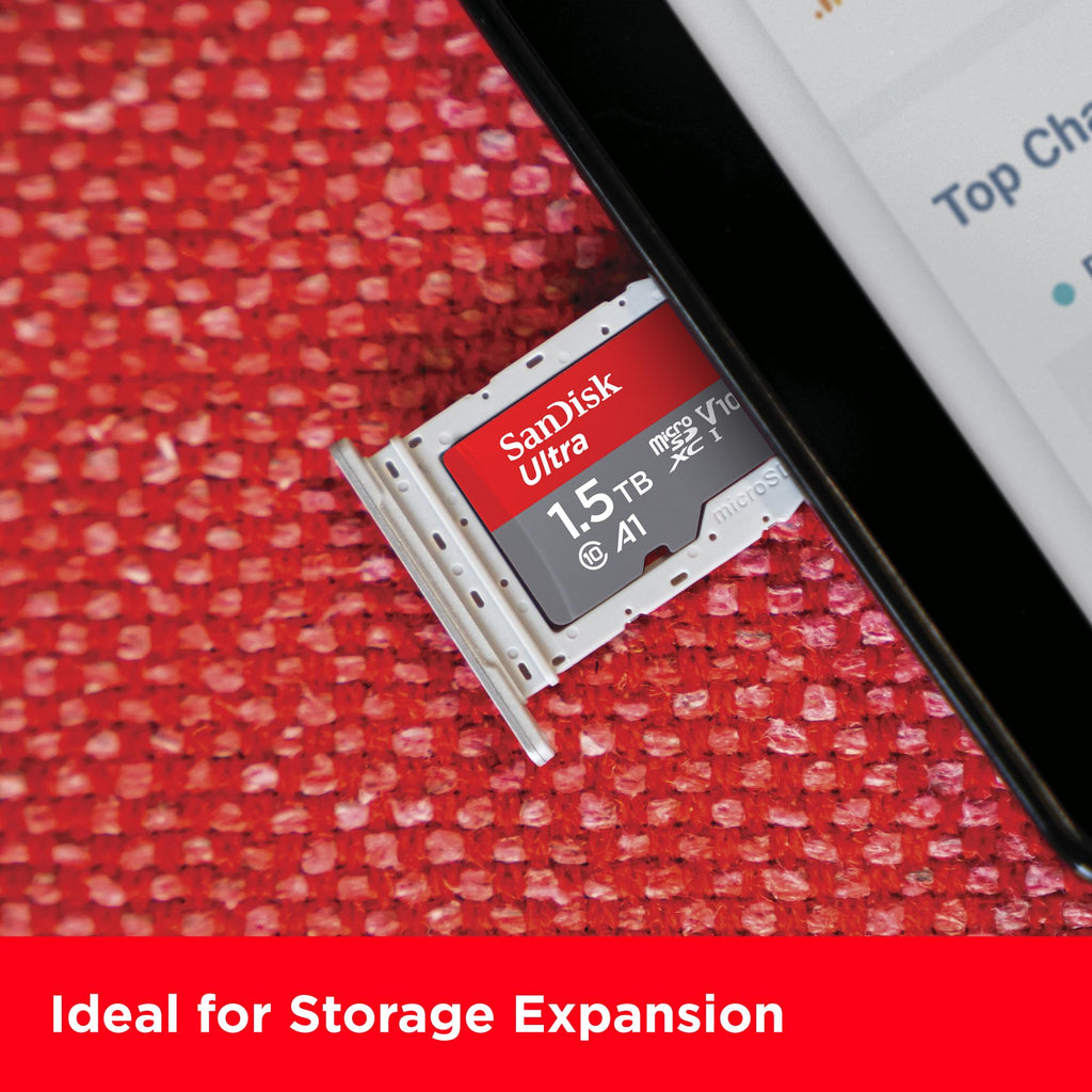 SanDisk 128GB Ultra microSDXC card + SD adapter, Memory card Full HD, up to 140 MB/s, For smartphones and Tablets, with A1 App Performance, UHS-I, Class 10, U1