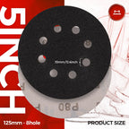 165 PCS 5 Inch Sanding Discs Random Orbital Sander Sandpaper