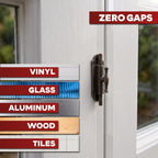 XFasten Transparent Window Weather Sealing Tape, 2-Inch x 30 Yards (50.8mm x 27.43m), Clear Window Draft Isolation Sealing Film Tape, No Residue