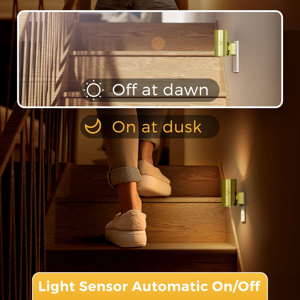 L LOHAS LED Night Light Plug in, Night Lights Plug into Wall, Soft White
