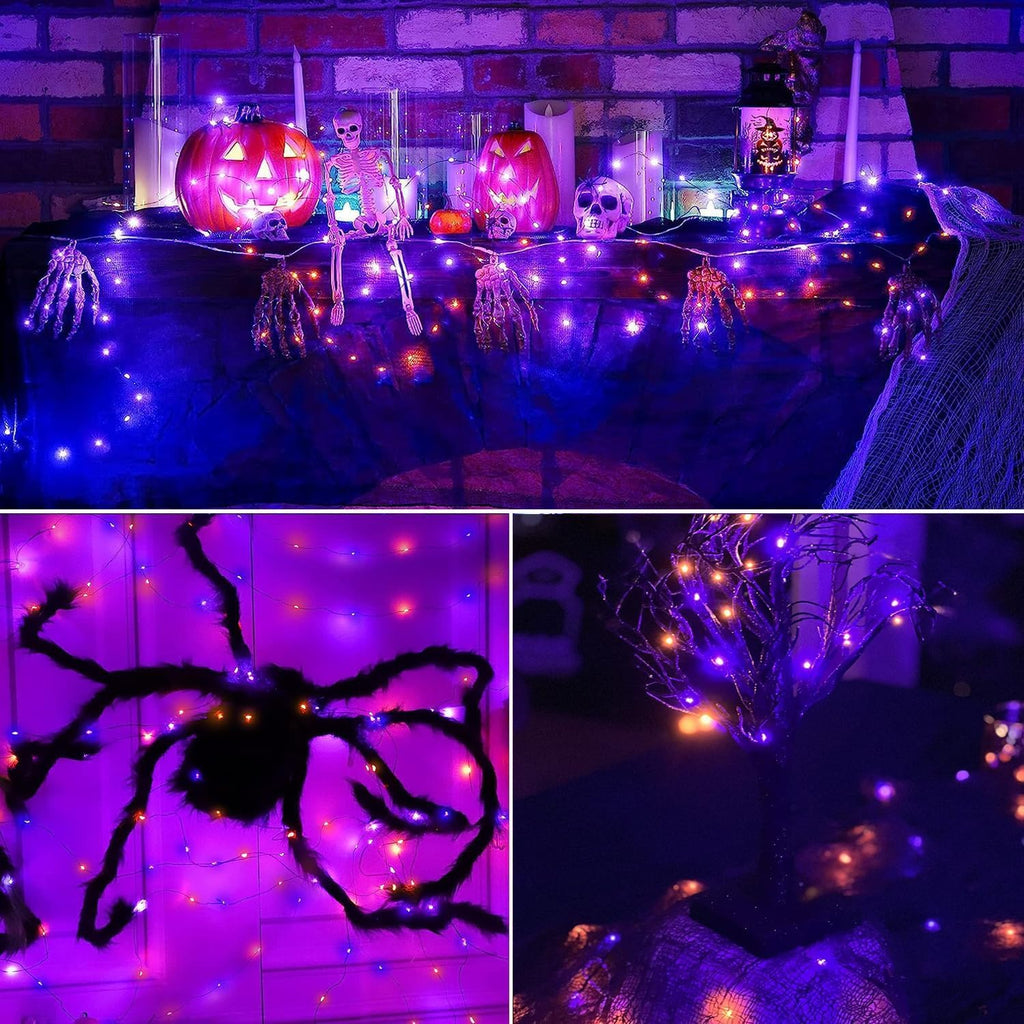 Joomer Solar Fairy Lights, 2-Pack Total 80FT 240LED Lights, Warm White