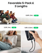 INIU USB C Charger Cable, [2m] USB A to USB C Charging Cable 3.1A