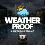 Brown Silicone Sealant, Waterproof & Flexible Sealant and Adhesive - 280ml