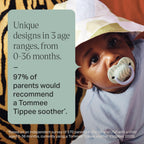 Tommee Tippee Ultimate Fit Orthodontic Dummy 6-18m Silicone Pack of 4