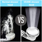 VEHHE High Pressure Shower Head with Filter Beads, 3 Spray Modes