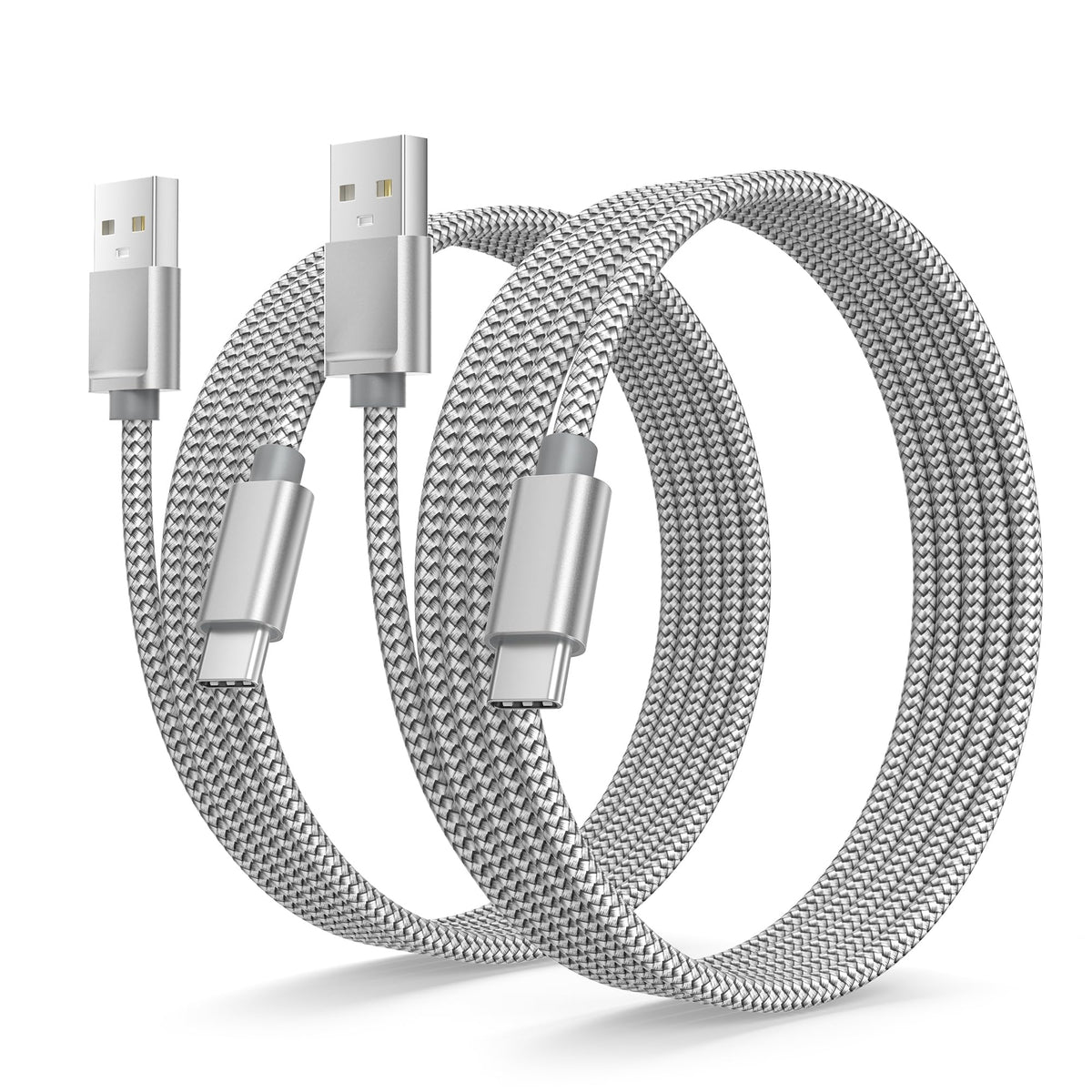 BASESAILOR USB A to USB C Charger Cable 3Pack 0.5/1/2M Black