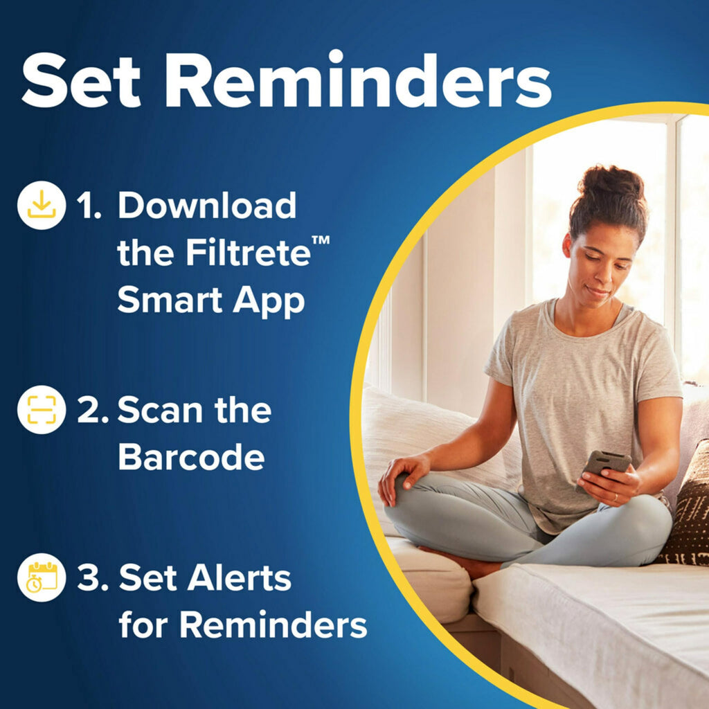 Filtrete 20x25x1 Air Filter, MERV 5, MPR 300, 6 HVAC Filters