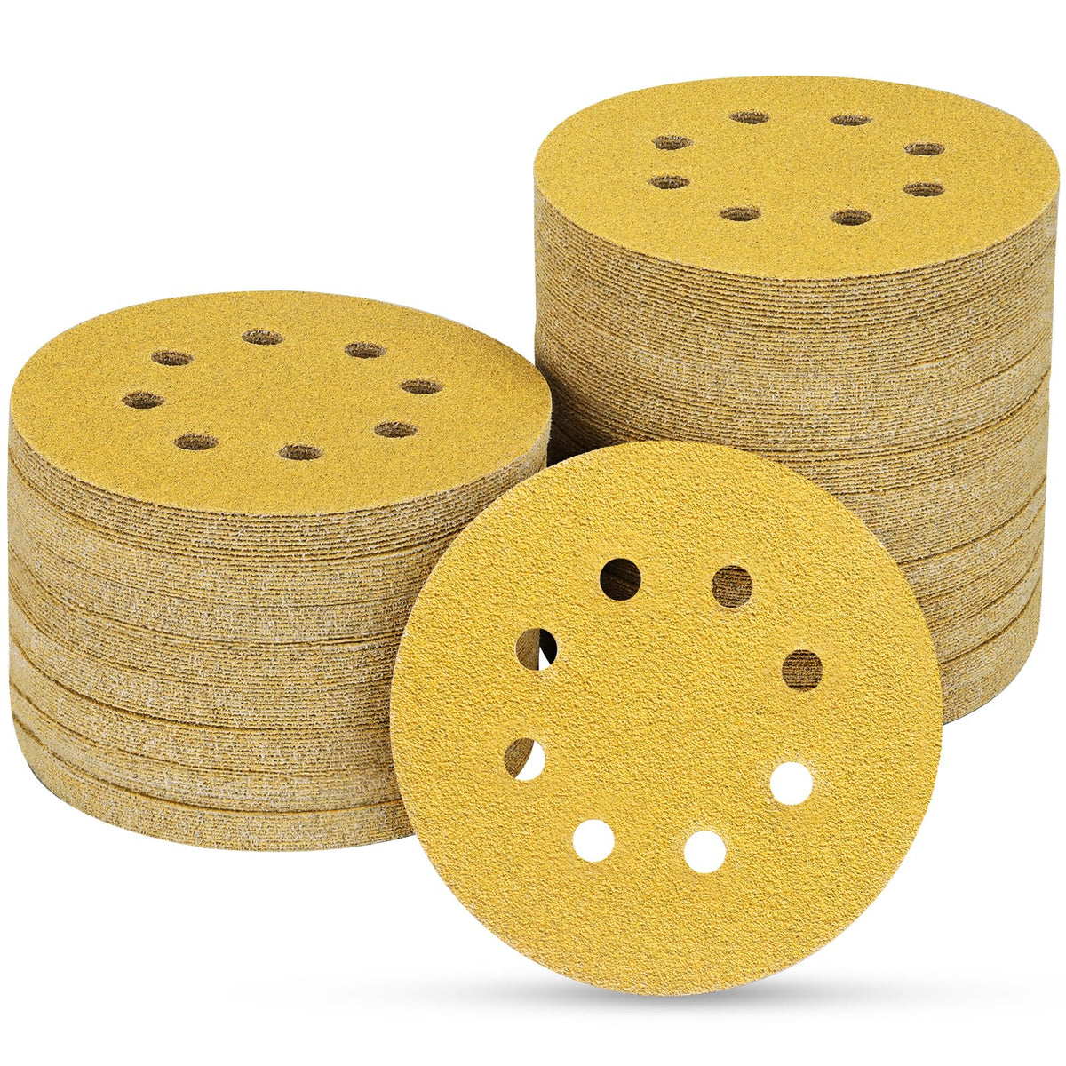 165 PCS 5 Inch Sanding Discs Random Orbital Sander Sandpaper