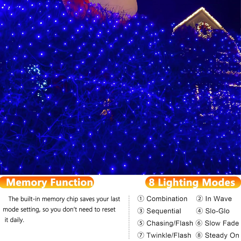 Joomer Solar Fairy Lights, 2-Pack Total 80FT 240LED Lights, Warm White