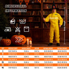 Hazmat suit, Disposable coveralls for Painting, Ideal Halloween Cosplay Hazmat Costume, White, Medium, 2