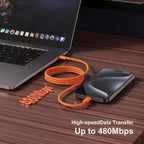 2m USB C to USB C Cable for IPhone 18/17/16/15,Fast Charger USB C for IPhone 17 Air/17e/16 Pro Max/15 Plus/16E/Duo, Long Charging Lead for iPad Pro 10/11th,Google Pixel 11/10/9/8,Samsung Galaxy Z Fold