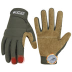 HANDLANDY Work Gloves for Men & Women, Utility Mechanic Working Gloves Touch Screen, Flexible Gardening Gloves for Yard