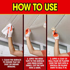 Gorilla Filler Plasterboard & Drywall Mesh Tape | Fills Cracks - Easy to Apply (Self Adhesive) | 50mm x 50m (White, 50m)