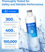 Waterdrop ADQ747935 Refrigerator Water Filter and Air Filter, 3 Combo