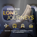 Dr. Scholl's Flight Socks - Clinically Proven Compression Socks for Flight Travel - Help Prevent Swollen Ankles and Deep Vein Thrombosis