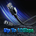 Cat6 Ethernet Cable 3 meter, Outdoor Water Resistant Internet Cable, Direct Burial High-Speed Gigabit 10Gbps 550MHz/s Lan Network Cable Cord