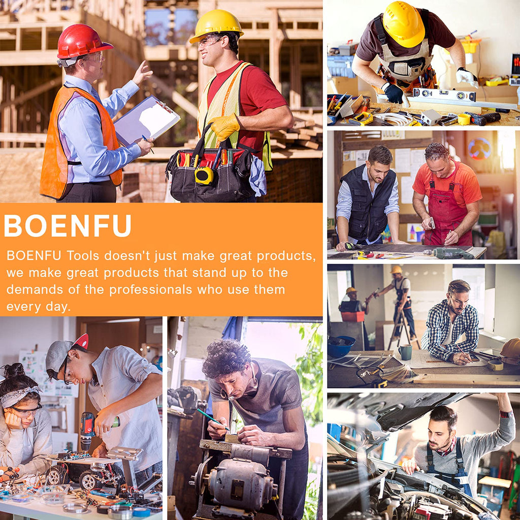 BOENFU Wire Cutters Heavy Duty Snips Flush Cut Side Cutters Pliers