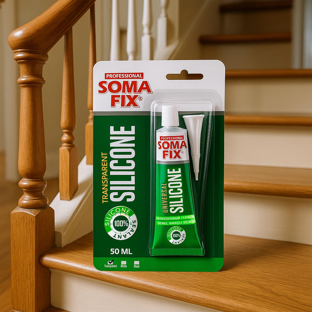 Brown Silicone Sealant, Waterproof & Flexible Sealant and Adhesive - 280ml