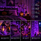 Dazzle Bright Fairy Lights Battery Operated, 20 FT 60 LED Silver Wire Waterproof Battery Operated String Lights, Christmas Decorations for Indoor Outdoor Bedroom Yard Decor, Red