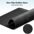cimetech Mouse Mat, Gaming Mouse Pad, Ultra Thin Portable Mousepad, Black