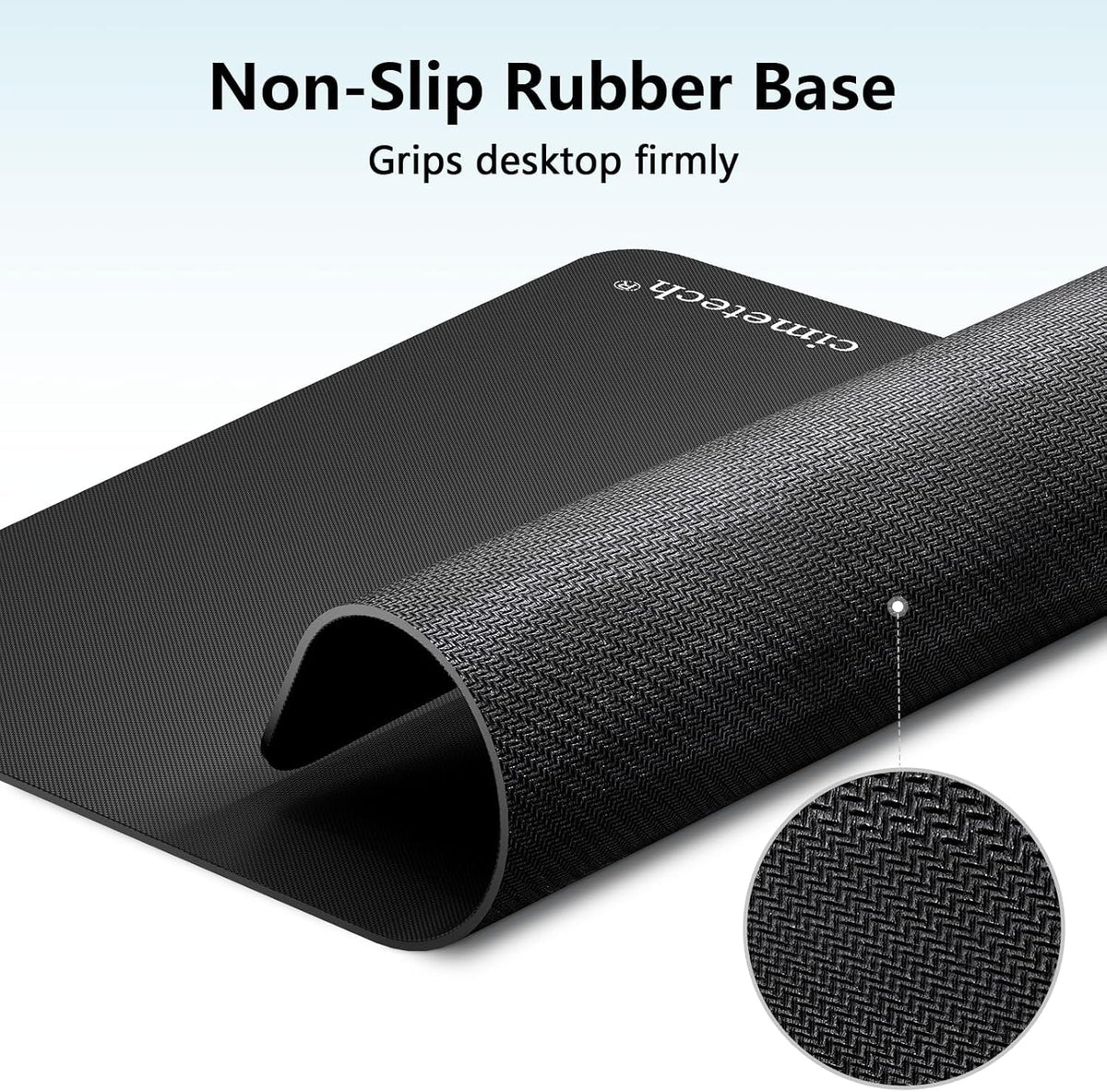 cimetech Mouse Mat, Gaming Mouse Pad, Ultra Thin Portable Mousepad, Black