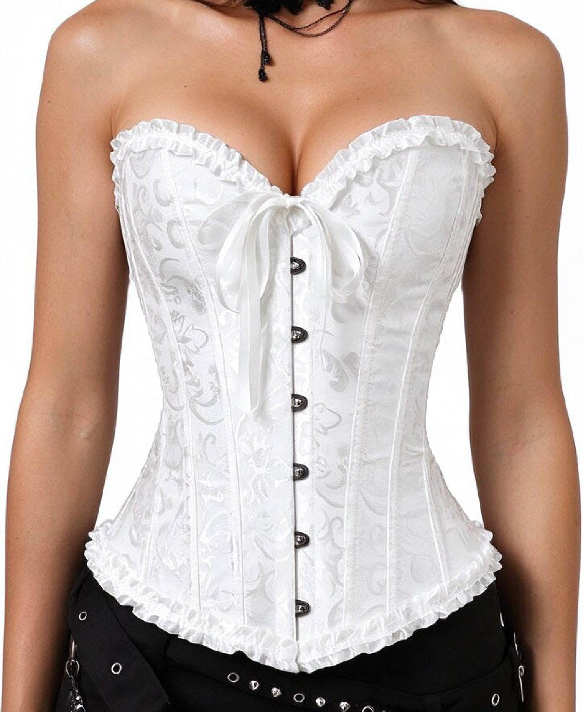 SZIVYSHI Halloween Overbust Corset Top