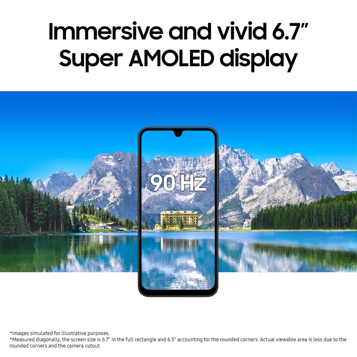 Samsung Galaxy A17 5G, AI Smartphone, Slim 7.5mm Frame, Large Screen, 50MP Camera, 128GB Storage, 4GB Memory, 5000 mAh Battery, Black, 3 Year Extended Warranty (UK Version)