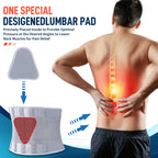 FEATOL Back Brace for Men & Women, Lower Back, Sciatica Pain Relief
