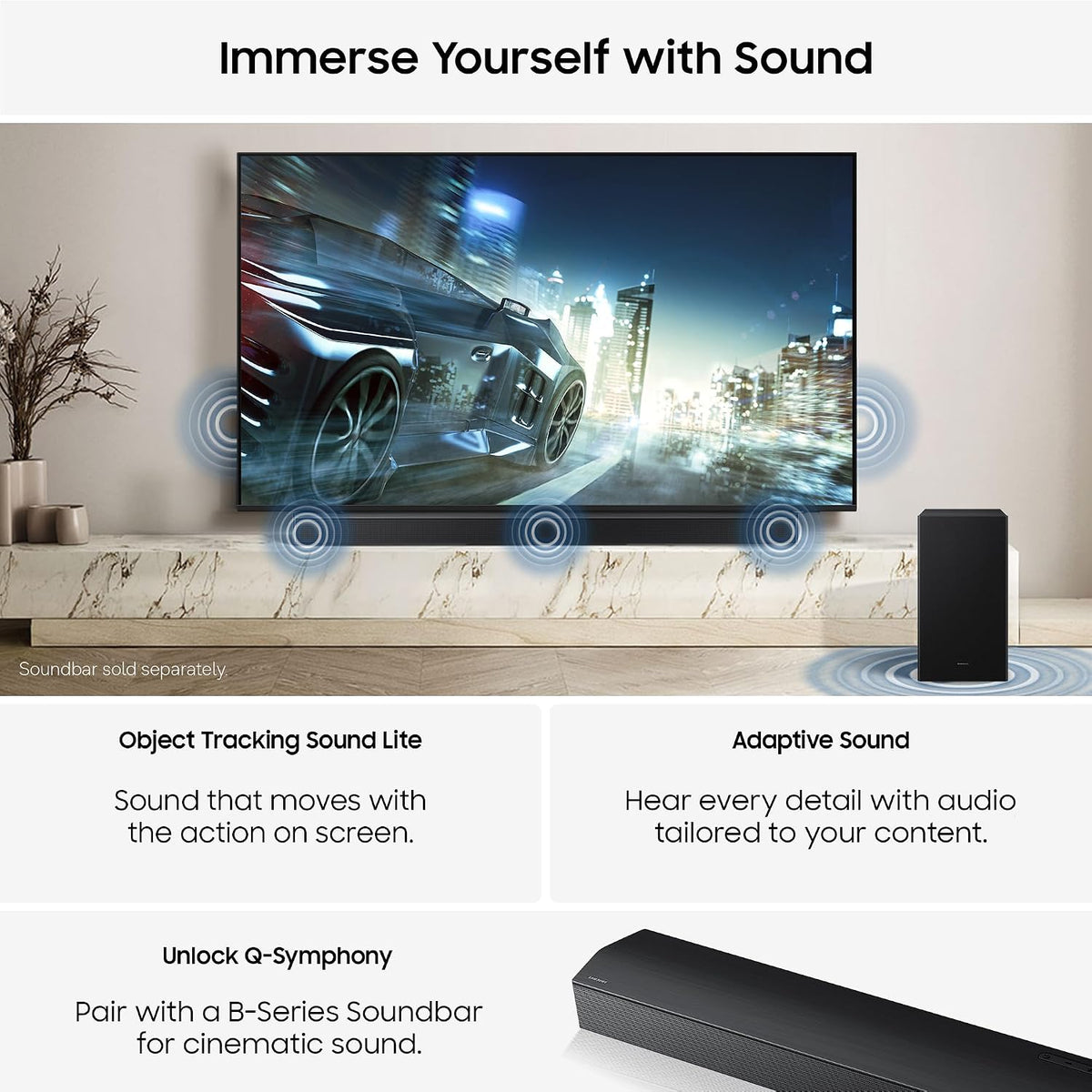 Samsung Smart TV 55-Inch U7020H Crystal UHD 4K TV, HDR10+, Motion Xcelerator, Dynamic Sound Pack, Gaming Hub, Knox Security, Vision AI Companion [2026]