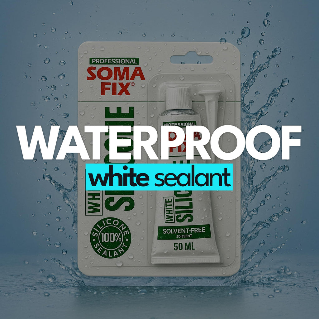 Brown Silicone Sealant, Waterproof & Flexible Sealant and Adhesive - 280ml