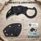 FUNBRO Small Pocket Knife, Cool Box Cutter with 1.34 Inch Sharp Blade
