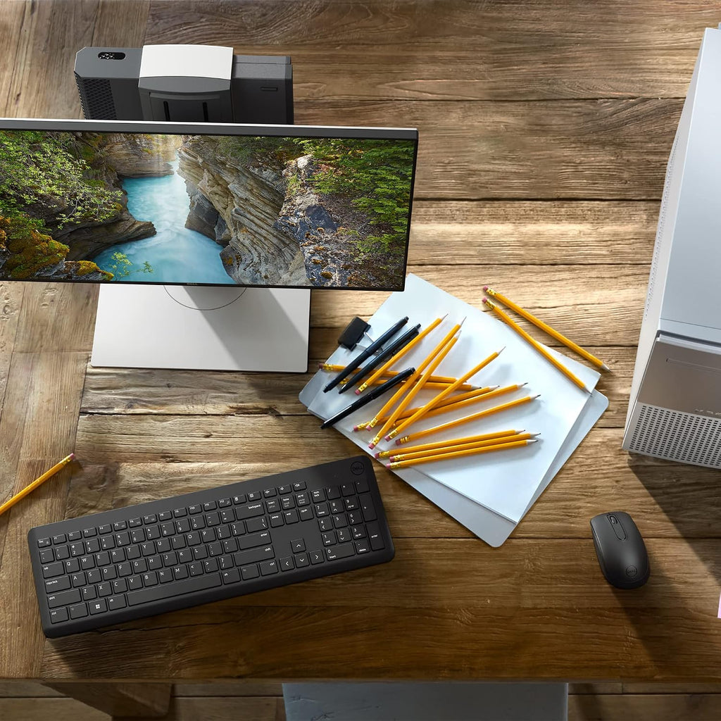 Dell Wireless Keyboard and Mouse - Spill Resistant, Adjustable Tilt