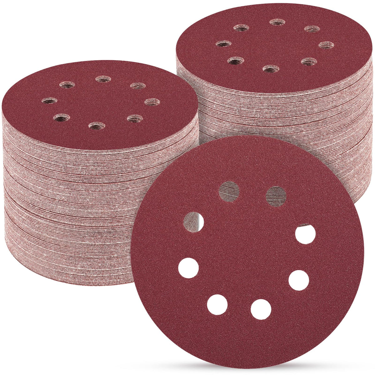165 PCS 5 Inch Sanding Discs Random Orbital Sander Sandpaper