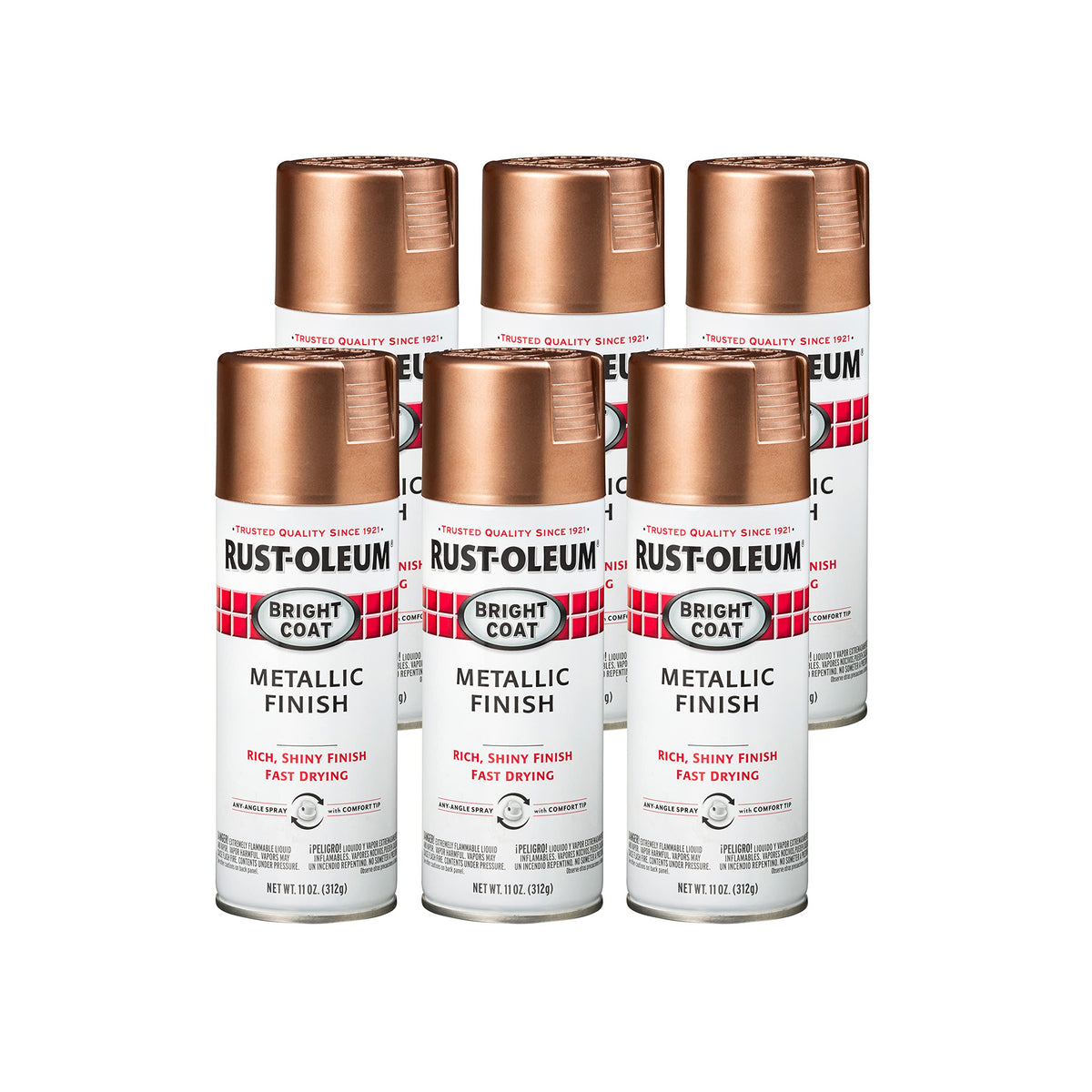 Rust-Oleum Stops Rust Bright Coat Metallic Spray Paint, Aluminum