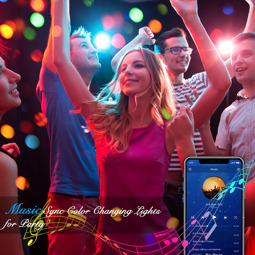 DAYBETTER LED Strip Lights 130ft Lights Strip for Bedroom, Desk, Indoor Room Bedroom Birthday Gifts RGB Decor with Remote and 24V Power Supply