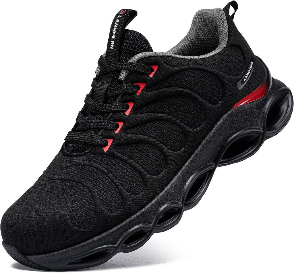 LARNMERN Steel Toe Cap Trainers Men Women Safety Trainers Safety Work Shoe