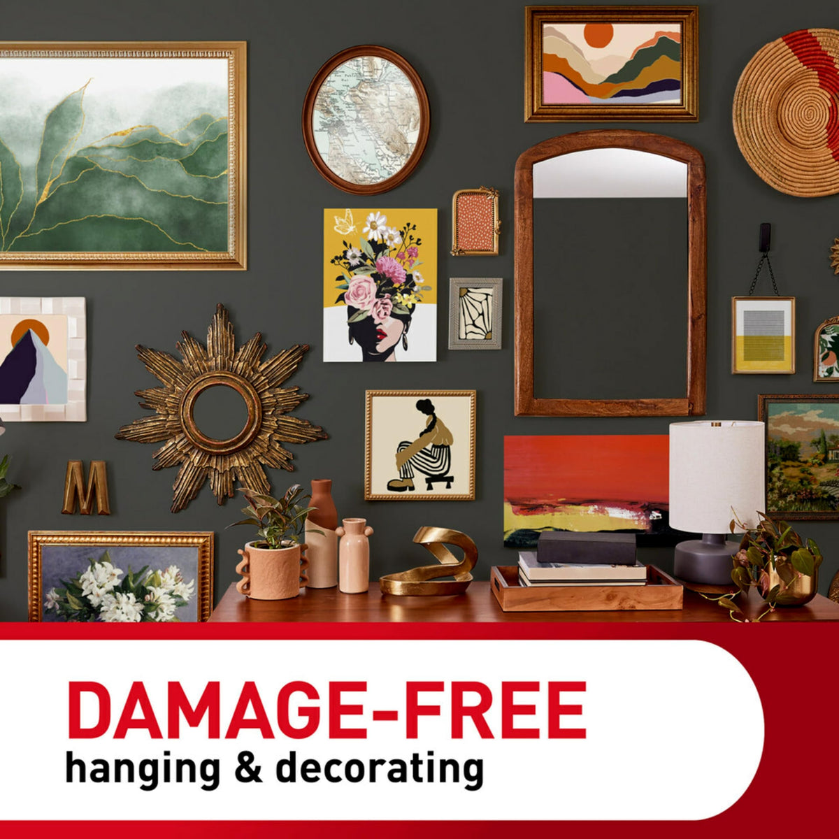 Command Picture Hanging Strips, Large, 12 Pairs (24 Adhesive Strips)