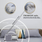 XHDATA D219 Portable Radio Retro FM AM SW Radio Battery Operated for Household Outdoor Camping Hiking Pocket Radio Beige