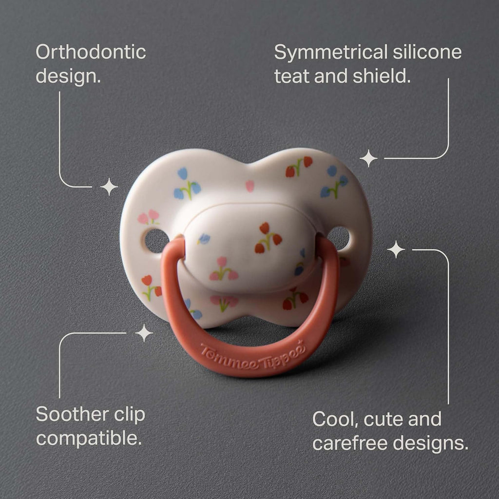 Tommee Tippee Ultimate Fit Orthodontic Dummy 18-36m Silicone Pack of 4